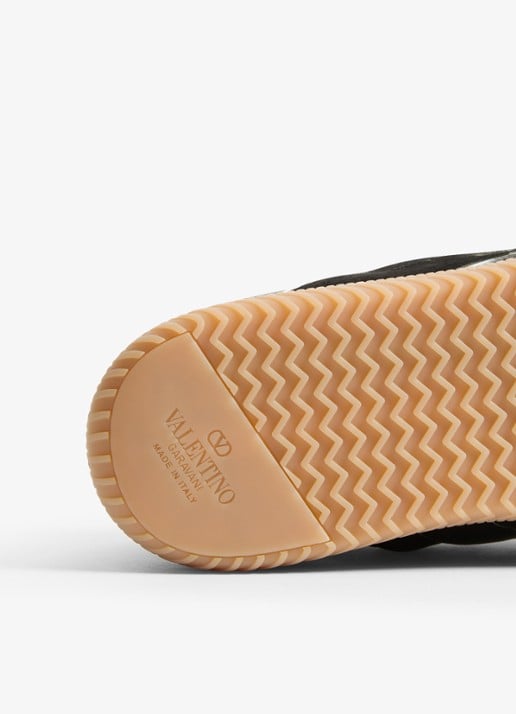 Valentino Garavani Kicky sneaker van geitenleer - detail 6 zwart