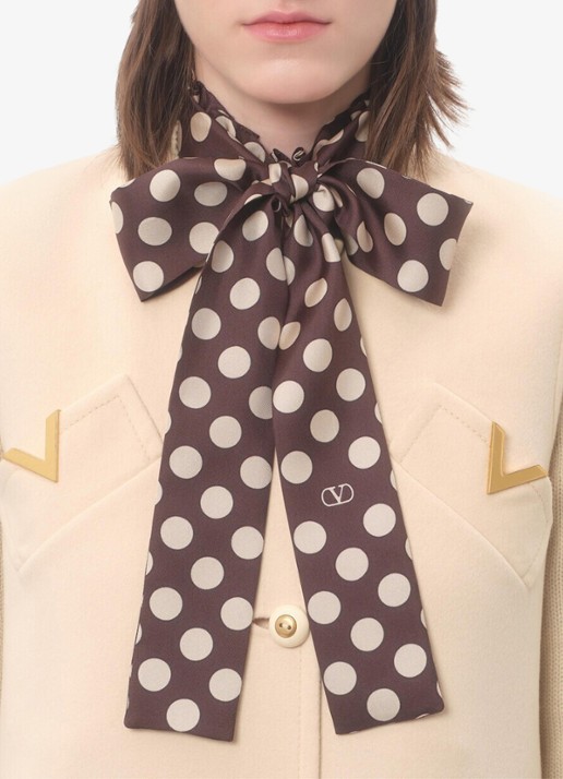 Valentino Garavani Longline gilet in kasjmierblend - detail 6 creme