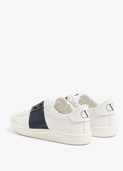 Valentino Garavani Open Royco sneaker van kalfsleer - achterkant 6 wit