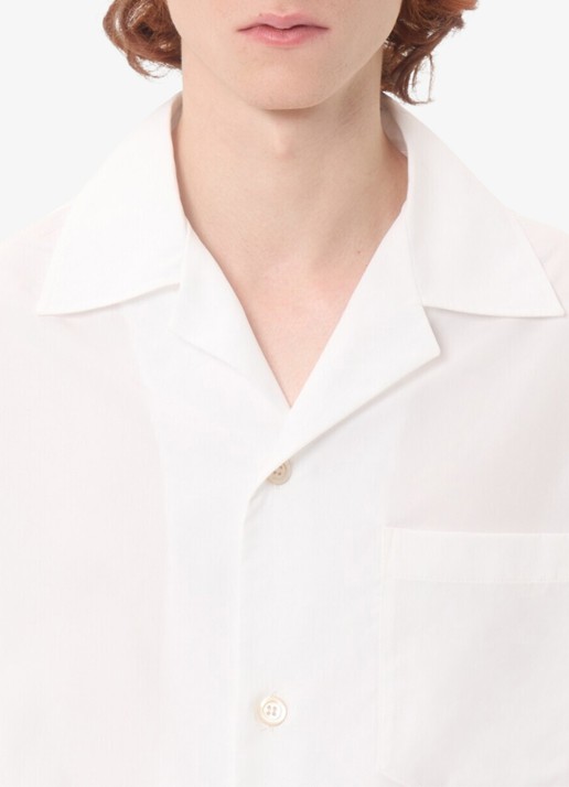 Valentino Garavani Oversized fit overhemd met borstzak - detail 5 wit
