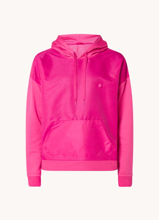 Valentino Garavani Oversized hoodie met stud - voorkant 4 roze