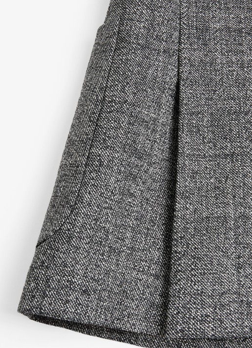 Valentino Garavani Regular fit colbert van scheerwol met gemêleerd dessin - detail 7 zwart