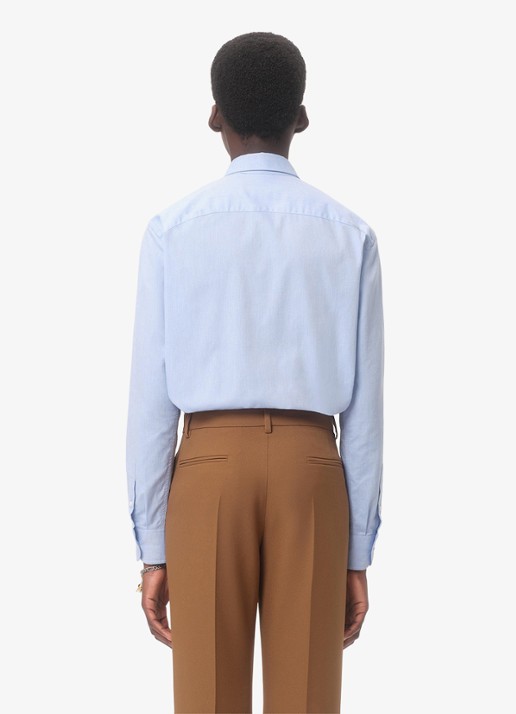 Valentino Garavani Regular fit overhemd met borstzak - achterkant lichtblauw
