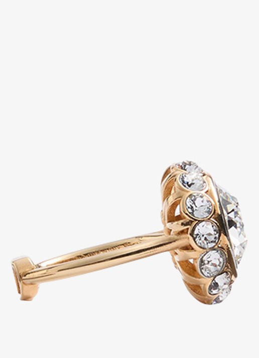 Valentino Garavani Ring met kristal - detail 2 transparant