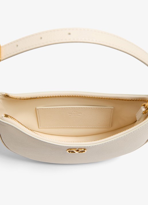 Valentino Garavani Schoudertas van kalfsleer - detail 3 creme