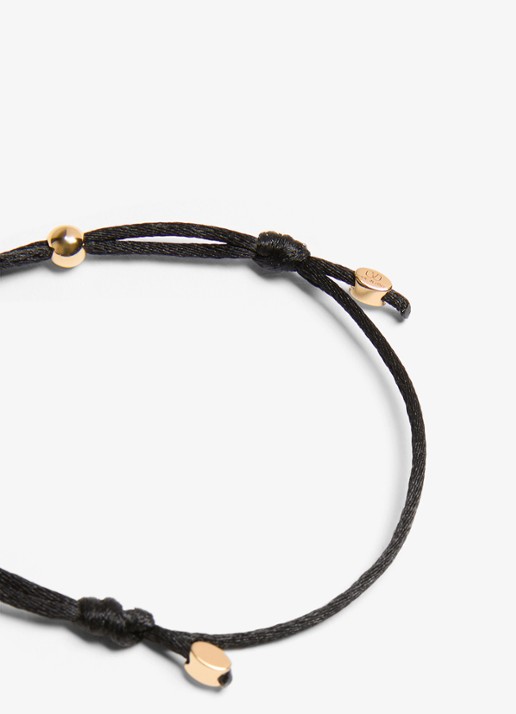 Valentino Garavani Signature armband met logo - detail 4 zwart