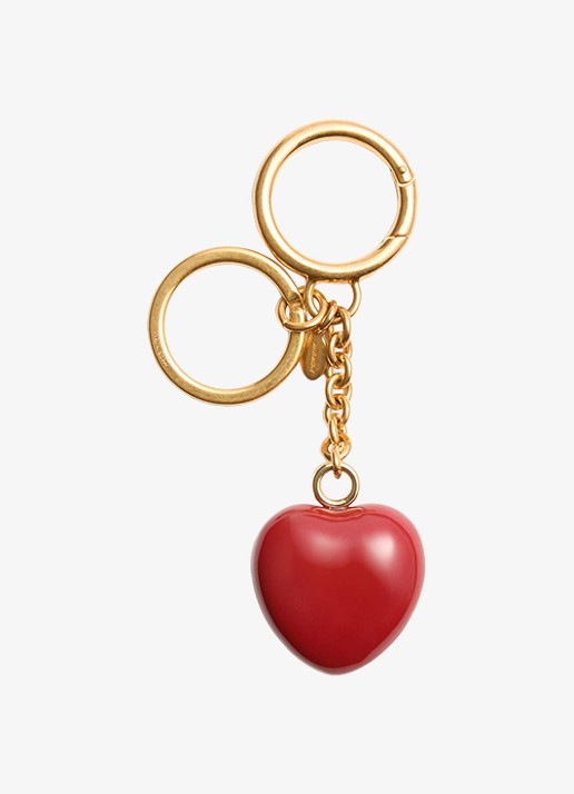 Valentino Garavani Sleutelhanger met logo - achterkant 3 goud