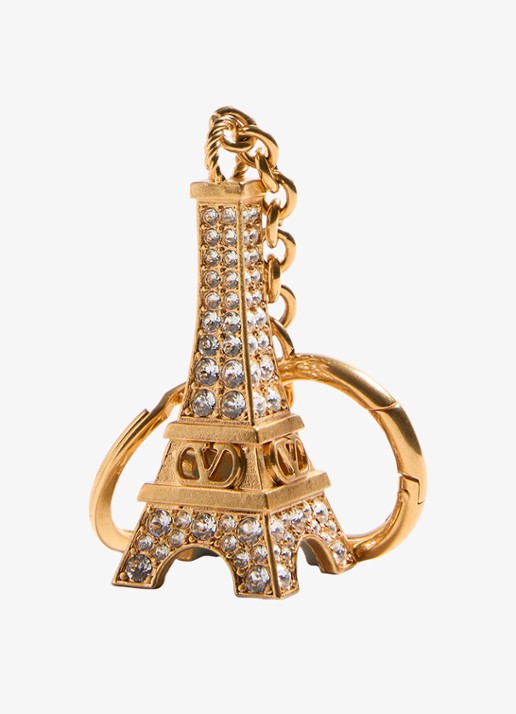 Valentino Garavani Sleutelhanger met logo - detail 4 goud