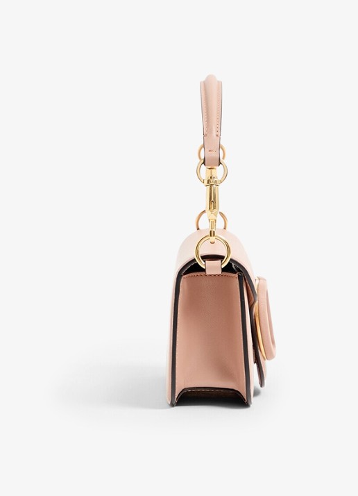 Valentino Garavani Small schoudertas van lamsleer - detail 2 roze