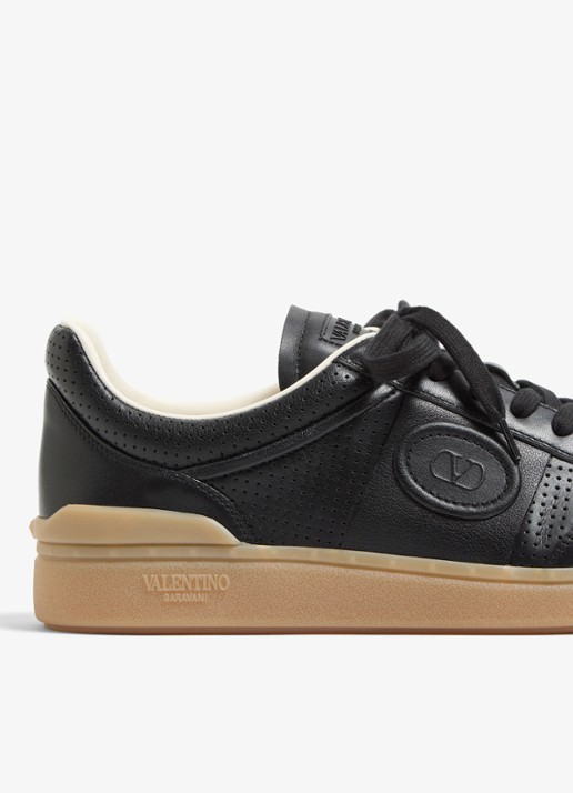 Valentino Garavani Sneaker van kalfsleer - detail 7 zwart