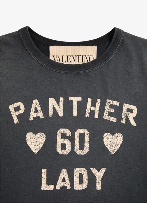 Valentino Garavani T-shirt met front- en backprint - detail 8 zwart