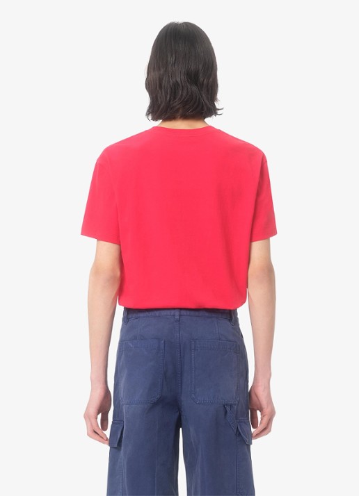 Valentino Garavani T-shirt met logo - achterkant 3 rood
