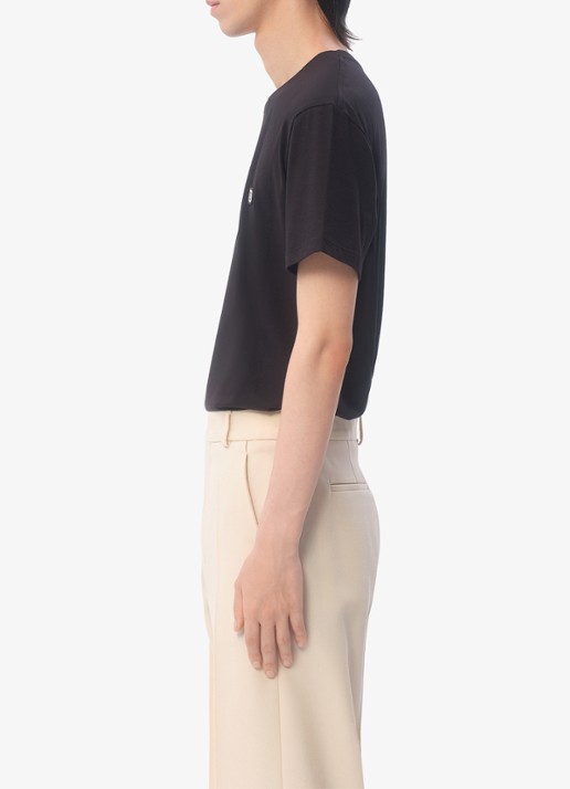 Valentino Garavani T-shirt met logoborduring - detail 5 zwart