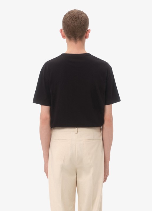 Valentino Garavani T-shirt met logoborduring - achterkant 8 zwart