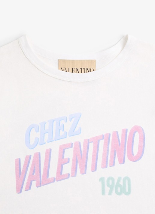 Valentino Garavani T-shirt met logoprint - detail 7 wit