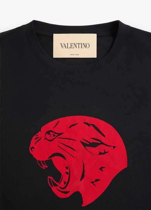 Valentino Garavani T-shirt met print - detail 3 zwart