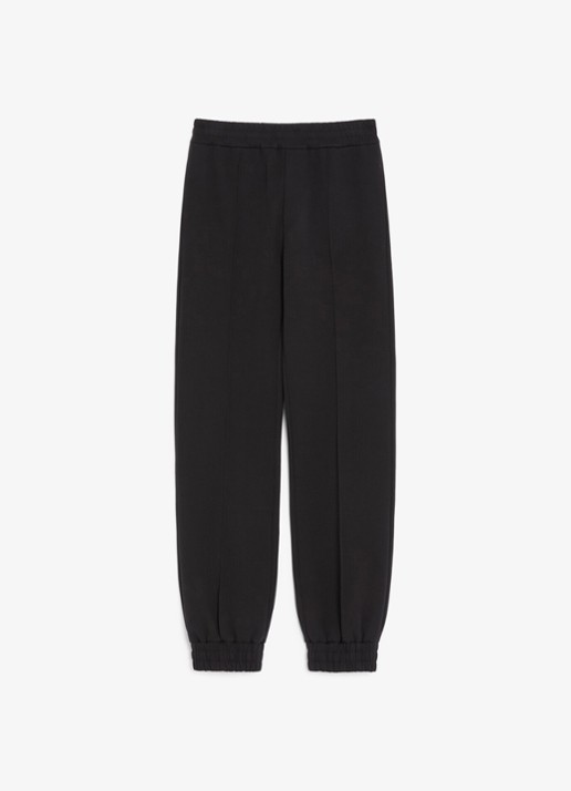 Valentino Garavani Tapered fit joggingbroek met steekzakken - voorkant 5 zwart