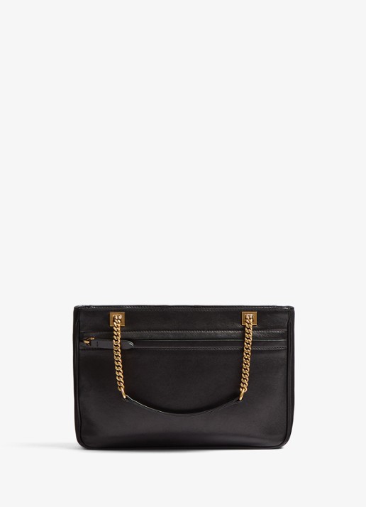 Valentino Garavani Viva Superstar Small schoudertas van lamsleer - achterkant 3 bruin
