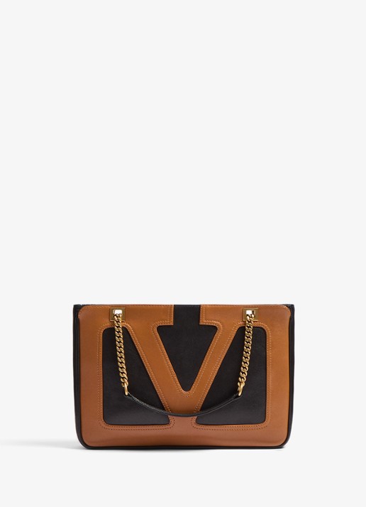 Valentino Garavani Viva Superstar Small schoudertas van lamsleer