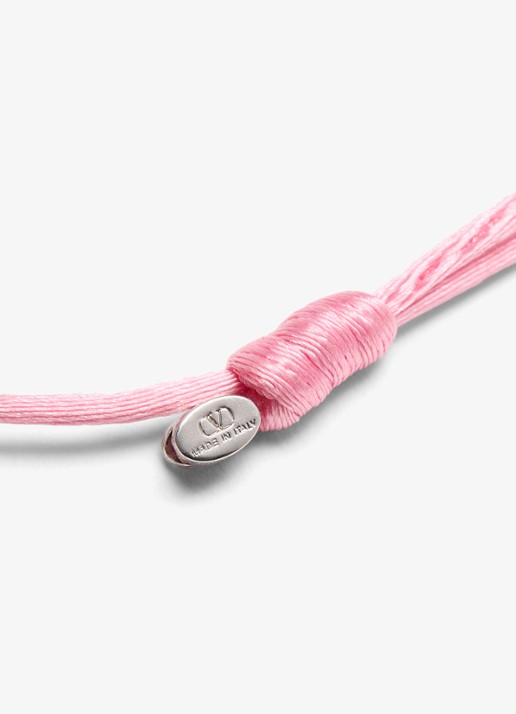 Valentino Garavani VLogo Signature armband met logo - detail 5 roze