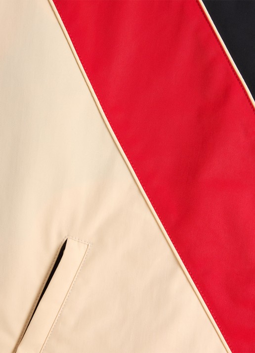 Valentino Garavani Windjack met capuchon en ritszakken - detail 5 beige