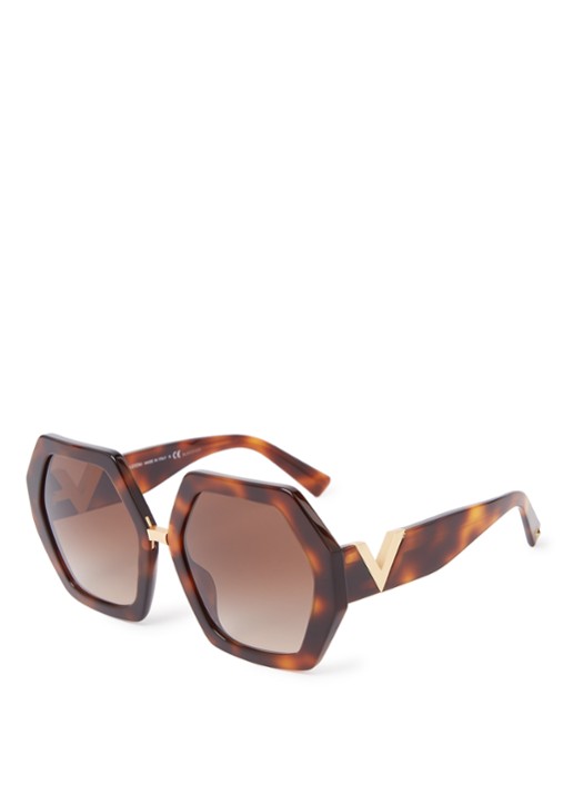 Valentino Zonnebril VA4053 - voorkant bruin