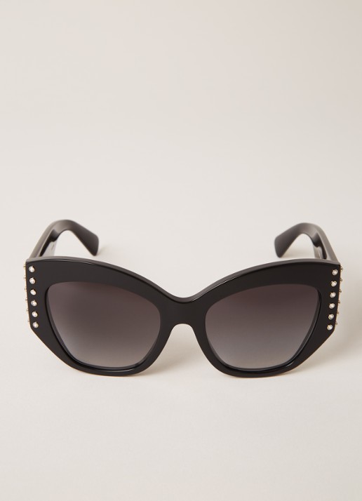 Valentino Zonnebril VA4056 - voorkant 2 zwart