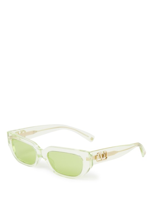 Valentino Zonnebril VA4080 - voorkant 3 lime