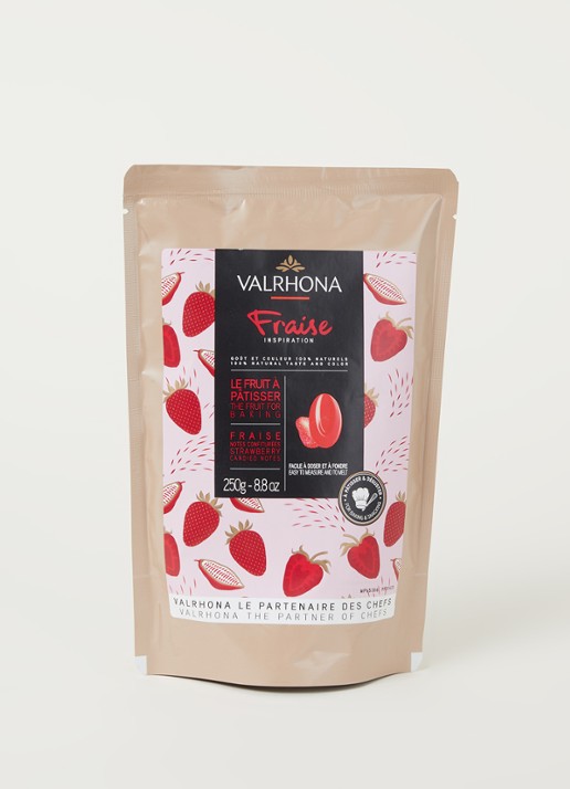 Valrhona Inspiration Strawberry chocolade 250 gram - voorkant 2 undefined