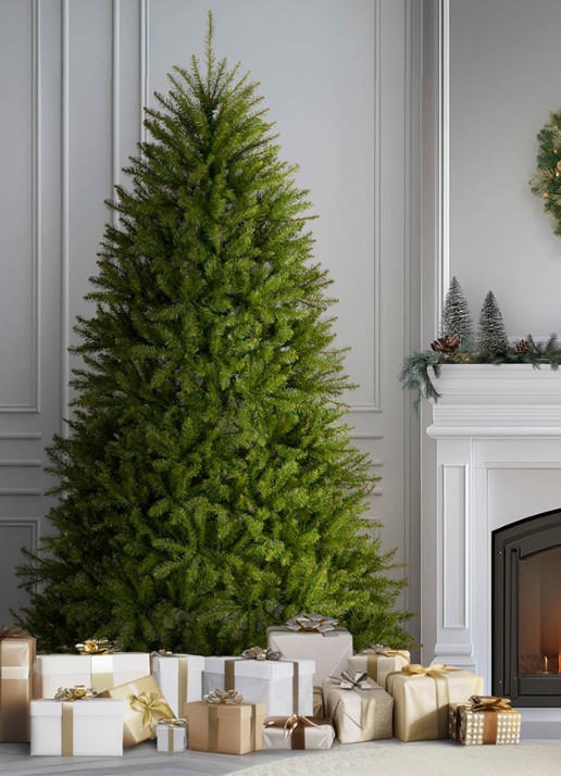 Van Der Gucht Dunhill Fir kunstkerstboom 228 cm - achterkant donkergroen