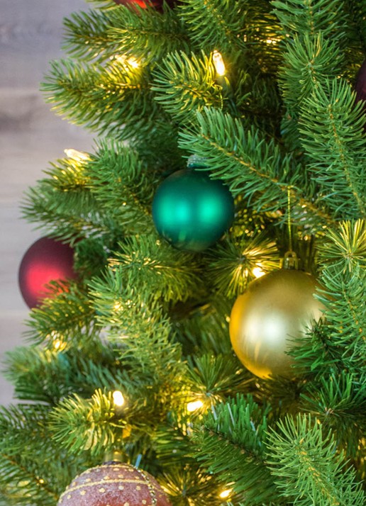 Van Der Gucht Feel Real® Bayberry® kunstkerstboom 213 cm - achterkant 4 groen