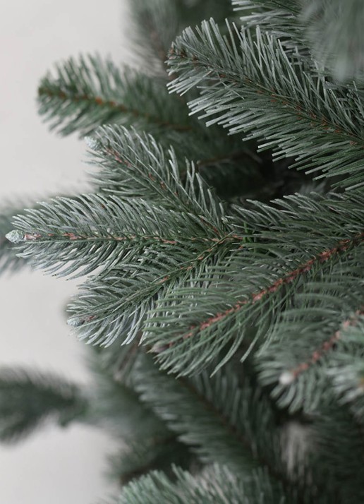 Van Der Gucht Frosted Colorado kunstkerstboom 228 cm - achterkant groen