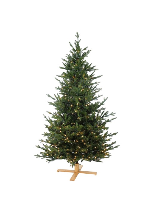 Van Der Gucht Göteborg kunstkerstboom met LED verlichting 183 cm