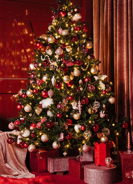 Van Der Gucht Kentucky Deluxe kunstkerstboom 228 cm - voorkant 2 groen