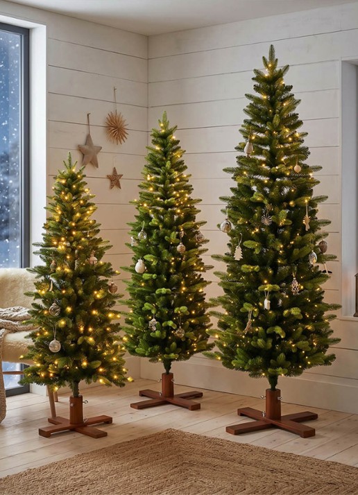 Van Der Gucht Koge Pencil kunstkerstboom 183 cm - achterkant 3 groen