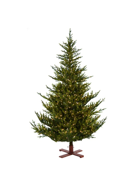 Van Der Gucht Sami Mountain Spruce kunstkerstboom met LED verlichting 213 cm