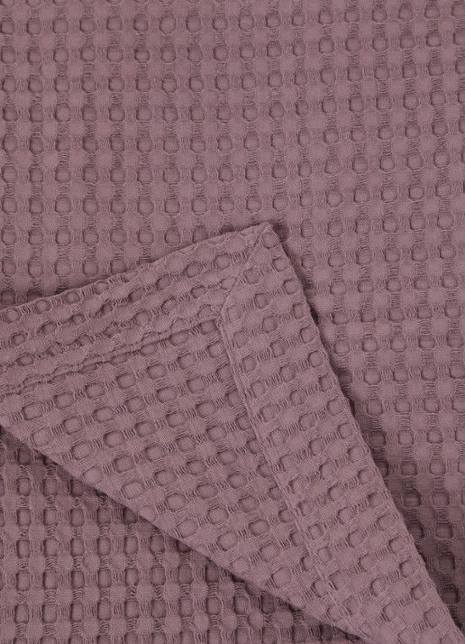 Vandyck Home 71 bedsprei 160 x 250 cm - detail paars