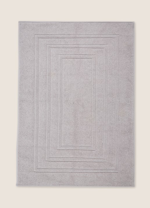 Vandyck Houston badmat 62 x 100 cm - voorkant 2 lichtgrijs