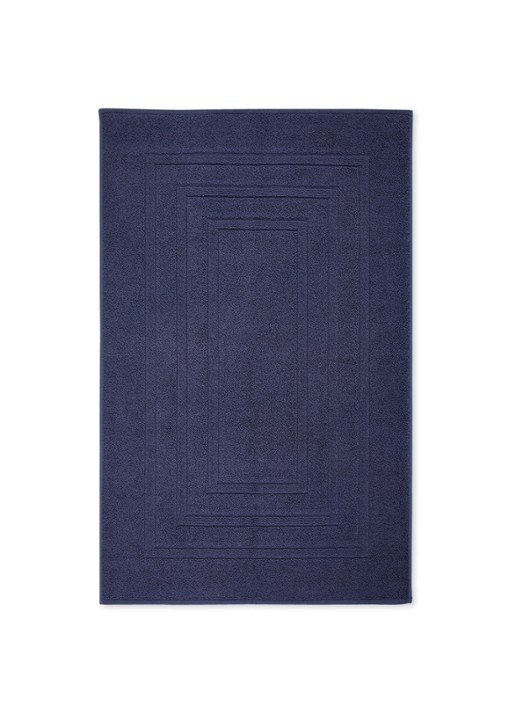 Vandyck Houston badmat 62 x 100 cm - voorkant 2 middenblauw
