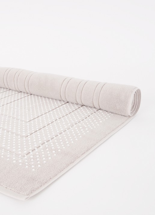 Vandyck Houston badmat 70 x 140 cm - voorkant 2 lichtgrijs