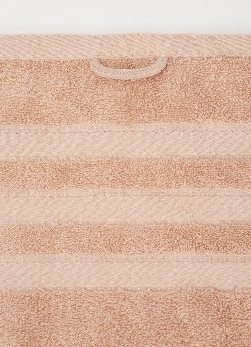 Vandyck Prestige Lines badhanddoek - 500 gr/m2 - detail 2 zalmroze