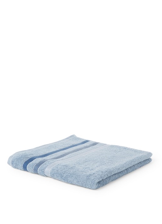 Vandyck Prestige Lines badlaken - 500 gr/m2 - 70 x 140 cm - voorkant 5 blauw