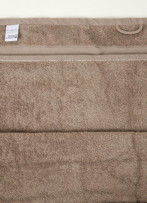Vandyck Prestige Lines badlaken - 500gr/m2 - 70 x 140 cm  - detail 3 hazelnootbruin