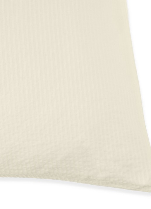 Vandyck Pure Flow dekbedovertrekset van katoensatijn 210TC - inclusief kussenslopen - achterkant 2 beige