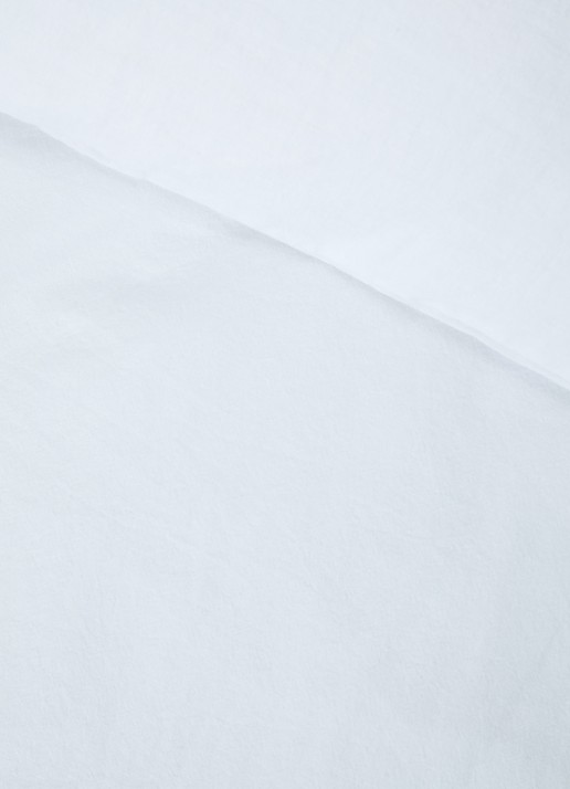 Vandyck Purity 79 linnen dekbedovertrekset - inclusief kussenslopen - detail 2 wit