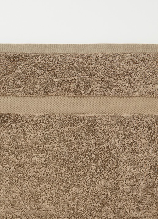 Vandyck Ranger badhanddoek - 650 gr/m2 - 55 x 100 cm - detail 2 khaki