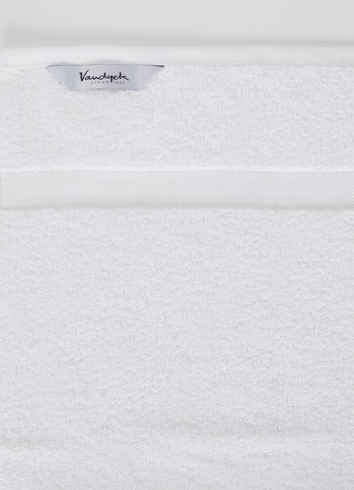 Vandyck Ranger badhanddoek - 650 gr/m2 - 68 x 127 cm - detail 2 wit