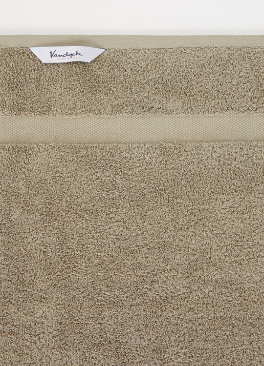 Vandyck Ranger badhanddoek - 650 gr/m2 - 68 x 127 cm - detail 2 groen