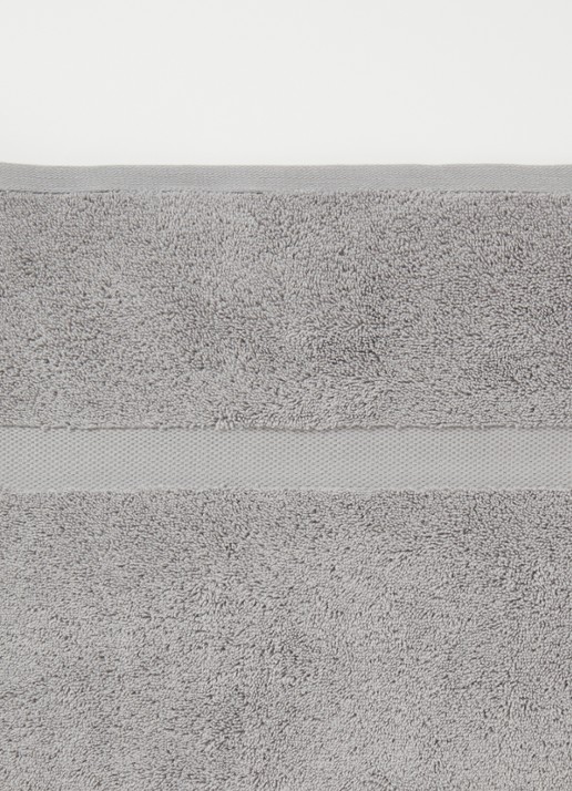 Vandyck Ranger badlaken - 650 gr/m2 - 90 x 180 cm - detail middengrijs