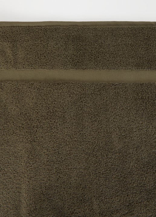 Vandyck Ranger badlaken - 650 gr/m2 - 90 x 180 cm - detail legergroen